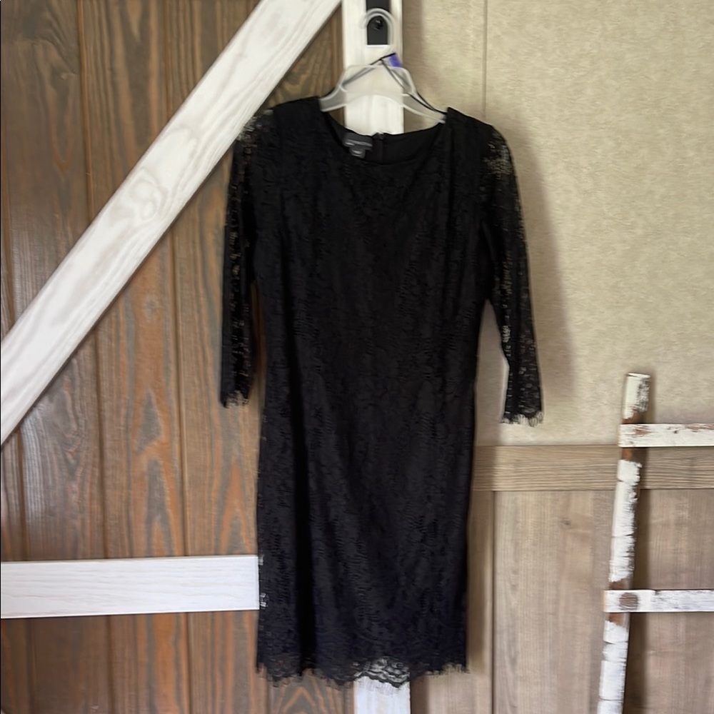Elegant Black Lace Dress